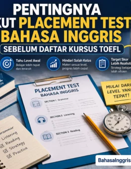 Pentingnya Placement Test ikut TOEFL - Bahasa Inggris Center (BIC)