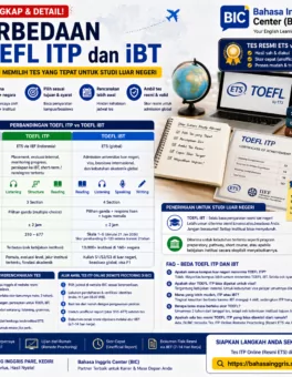 TOEFL ITP vs iBT untuk Study Abroad: Panduan Lengkap - Bahasa Inggris Center (BIC)