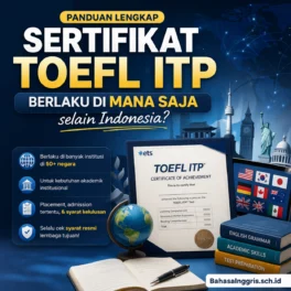 Sertifikat TOEFL ITP Berlaku di Mana Saja - Bahasa Inggris Center (BIC)