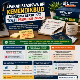Apakah BPI Menerima TOEFL Prediction? - Bahasa Inggris Center (BIC)
