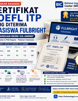 TOEFL ITP Fulbright yang Diterima AMINEF - Bahasa Inggris Center (BIC)