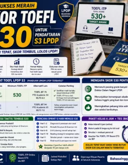 Syarat TOEFL LPDP S3 - Bahasa Inggris Center (BIC)