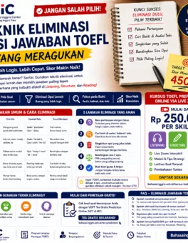 Jangan Salah Pilih Opsi Jawaban TOEFL - Bahasa Inggris Center (BIC)