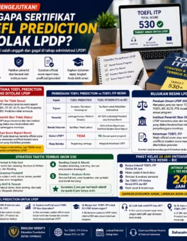 LPDP Tidak Menerima TOEFL Prediction? Ini Faktanya - Bahasa Inggris Center (BIC)