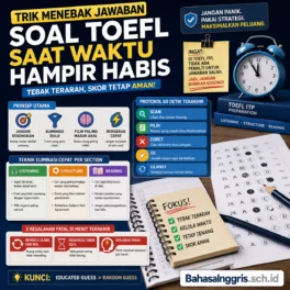 Trik Menebak Jawaban TOEFL Saat Waktu Hampir Habis - Bahasa Inggris Center (BIC)