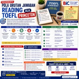 Pola Jawaban Reading TOEFL yang Sering Tersembunyi - Bahasa Inggris Center (BIC)
