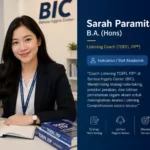 Foto Sarah Paramita, B.A. (Hons) — Listening Coach (TOEFL ITP®)