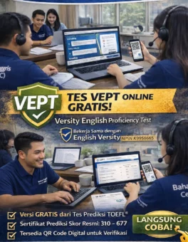 Tes Prediction Online Gratis (VEPT) - Bahasa Inggris Center