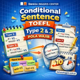 Conditional Sentence TOEFL Type 2 & 3 Pola Wajib - Bahasa Inggris Center (BIC)