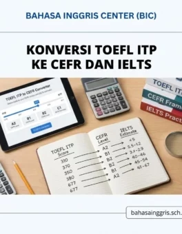 Tabel Konversi Skor TOEFL ITP ke CEFR Level & IELTS - Bahasa Inggris Center (BIC)