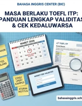 Cek Masa Berlaku Sertifikat TOEFL ITP untuk CPNS & LPDP - Bahasa Inggris Center (BIC)