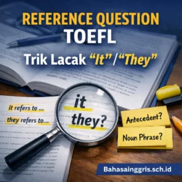 Reference Question TOEFL Trik Lacak It They Cepat - Bahasa Inggris Center (BIC)