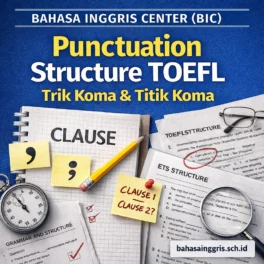 Punctuation Structure TOEFL Trik Koma & Titik Koma - Bahasa Inggris Center (BIC)