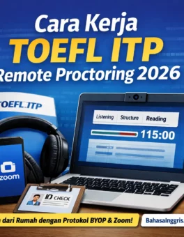Panduan Lengkap Terbongkar! Cara Kerja TOEFL ITP Remote Proctoring 2026 - Bahasa Inggris Center (BIC)