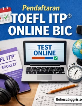 Pendaftaran TOEFL ITP Online BIC Jadwal Rutin Harian - Bahasa Inggris Center (BIC)