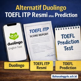 Alternatif Duolingo TOEFL ITP Resmi atau Prediction - Bahasa Inggris Center (BIC)