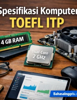Spesifikasi Komputer TOEFL ITP yang Wajib Dipenuhi - Bahasa Inggris Center (BIC)