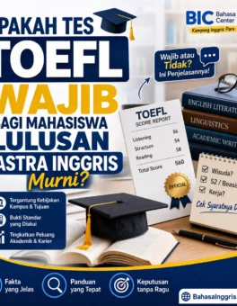 Apakah Lulusan Sastra Inggris Tetap Wajib TOEFL? - Bahasa Inggris Center (BIC)