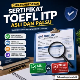 Cara Membedakan Sertifikat TOEFL ITP Asli dan Palsu - Bahasa Inggris Center (BIC)