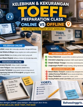 TOEFL Preparation Class Online vs Offline, Mana Lebih Cocok? - Bahasa Inggris Center (BIC)
