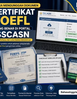 Panduan Upload Dokumen TOEFL di Portal SSCASN - Bahasa Inggris Center (BIC)