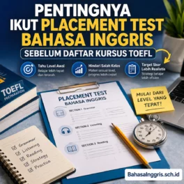 Pentingnya Placement Test ikut TOEFL - Bahasa Inggris Center (BIC)