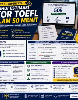 Prediksi Skor TOEFL Cepat dan Terpercaya - Bahasa Inggris Center (BIC)