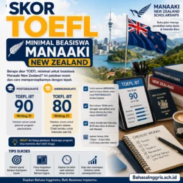 Syarat TOEFL Manaaki New Zealand untuk Pelamar Indonesia - Bahasa Inggris Center (BIC)