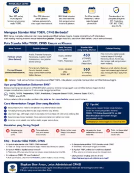Nilai TOEFL CPNS 450 atau 550? Cek Polanya - Bahasa Inggris Center (BIC)