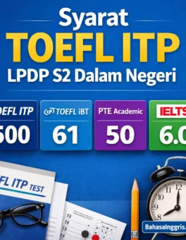Syarat TOEFL ITP LPDP S2 Dalam Negeri - Bahasa Inggris Center (BIC)