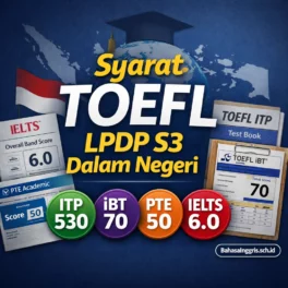 Syarat TOEFL LPDP S3 Dalam Negeri - Bahasa Inggris Center (BIC)