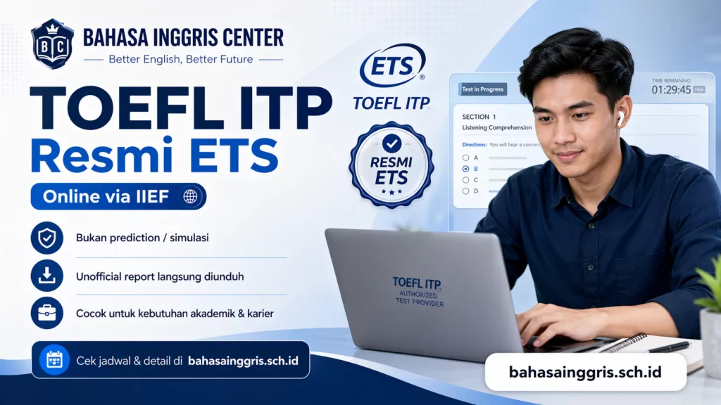 Toefl Itp Resmi Ets