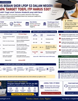 Mengapa TOEFL ITP 530 Penting untuk S3 LPDP - Bahasa Inggris Center (BIC)