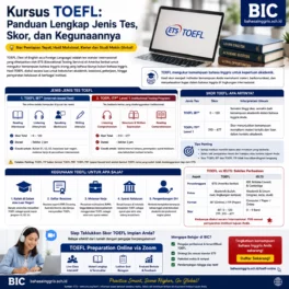 Apa Itu TOEFL Panduan Lengkap Jenis Tes dan Kegunaannya - Bahasa Inggris Center (BIC)