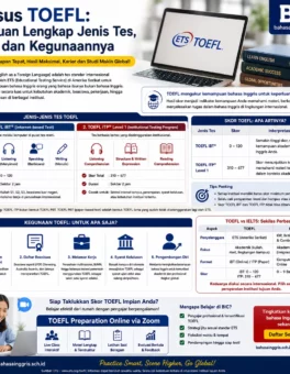 Apa Itu TOEFL Panduan Lengkap Jenis Tes dan Kegunaannya - Bahasa Inggris Center (BIC)