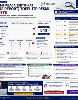 Cara Membaca Score Report TOEFL ITP ETS - Bahasa Inggris Center (BIC)