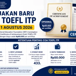 CoA TOEFL ITP Mulai Agustus 2026 Jadi Opsional - Bahasa Inggris Center (BIC)