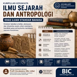 Kuasai Kosakata Sejarah dan Antropologi Reading TOEFL - Bahasa Inggris Center (BIC)