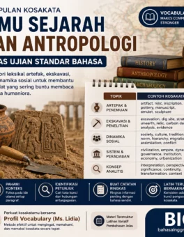 Kuasai Kosakata Sejarah dan Antropologi Reading TOEFL - Bahasa Inggris Center (BIC)