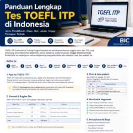 Panduan Lengkap Tes TOEFL ITP di Indonesia - Bahasa Inggris Center (BIC)