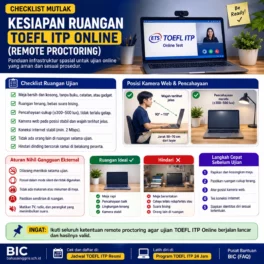 SOP Saat Koneksi TOEFL ITP Online Terputus - Bahasa Inggris Center (BIC)