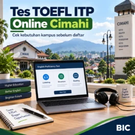 Tes TOEFL ITP Online Cimahi untuk Kebutuhan Kampus - Bahasa Inggris Center (BIC)