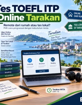 Tes TOEFL ITP Online Tarakan dari Rumah atau UBT? - Bahasa Inggris Center (BIC)