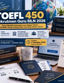 Syarat TOEFL Rekrutmen Guru SILN 2026 Minimal 450 - Bahasa Inggris Center (BIC)